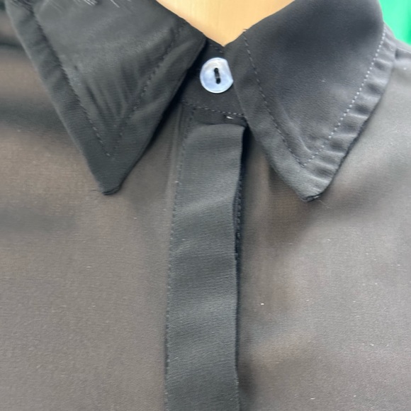 Abercrombie & Fitch Sheer Long Sleeve Black - Picture 2 of 10